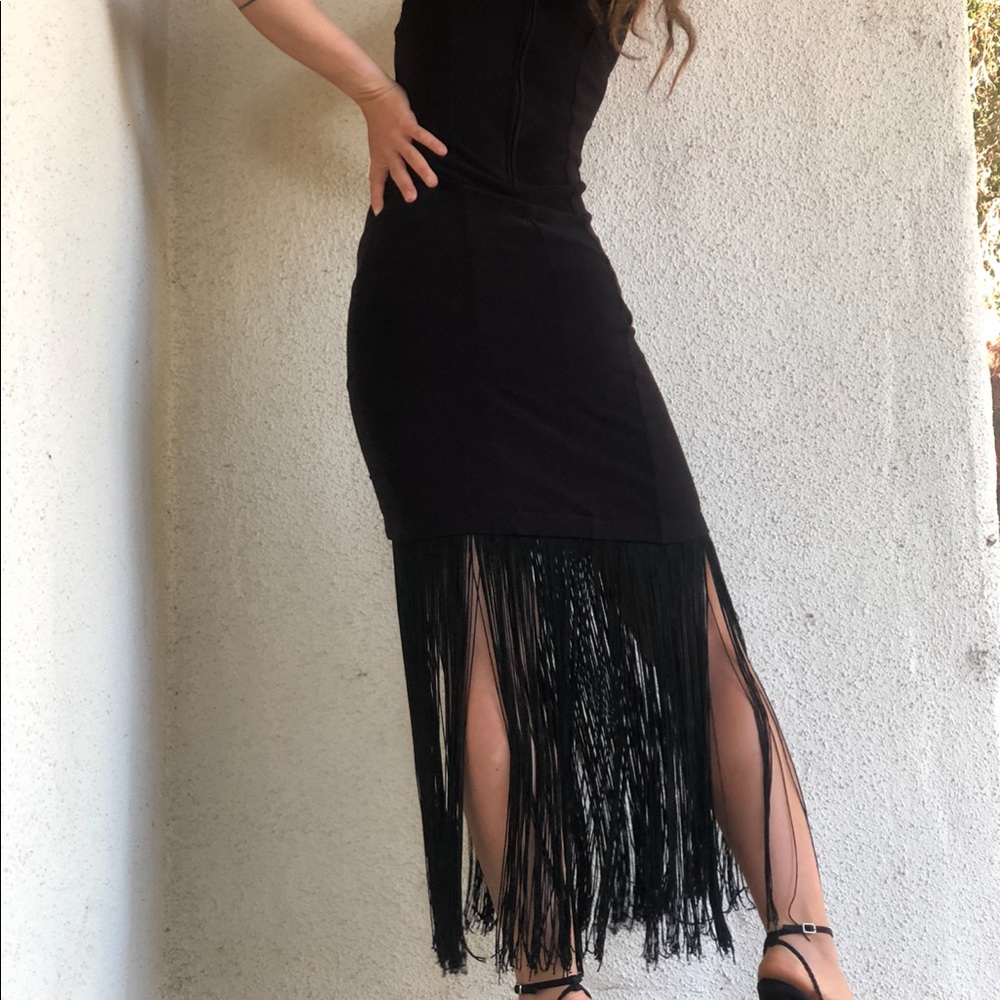 Amazing Vintage Fringe “let’s Dance” Dress💃🏻💃🏿 - Picture 4 of 11